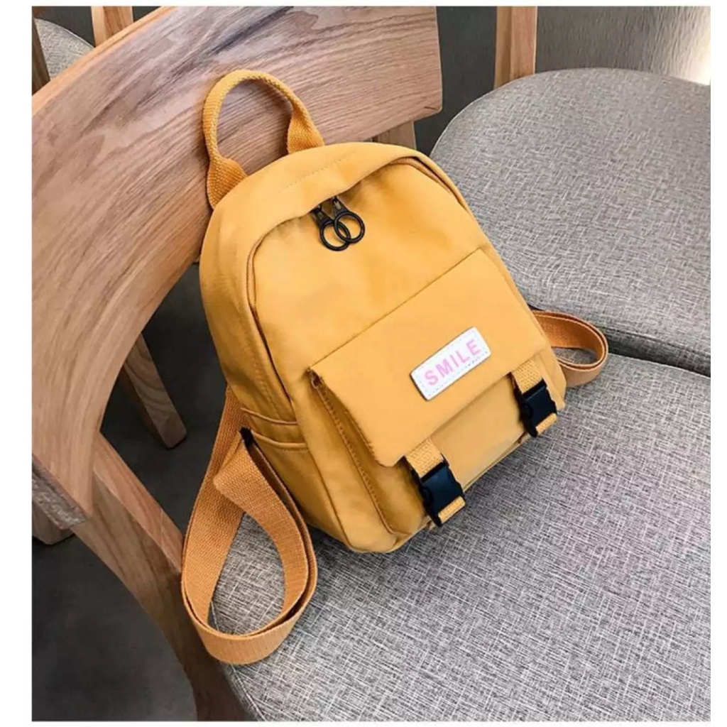 Tas ransel smile mini wanita  [Toko UCI]