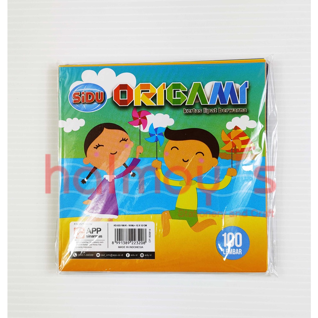 

KERTAS LIPAT / ORIGAMI SINAR DUNIA 12 X 12 ( MIX COLOR )