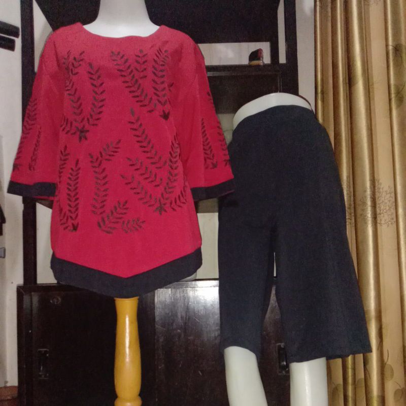 Setelan Celana/ Kulot Pendek scuba Premium