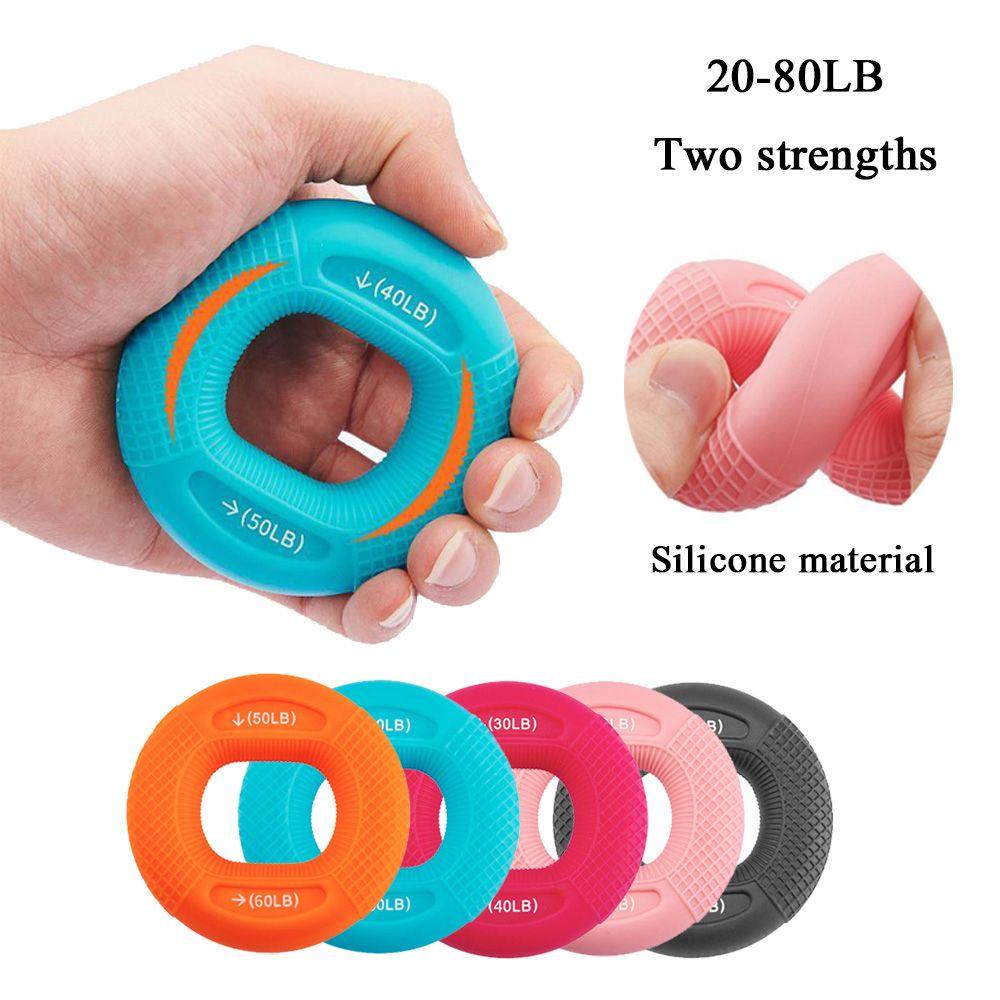 Rebuy Grip Ring Berolahraga Mencengkeram Tangan Adjustable Alat Latihan Finger Trainer Recovery Training Kekuatan Kebugaran Kekuatan Training