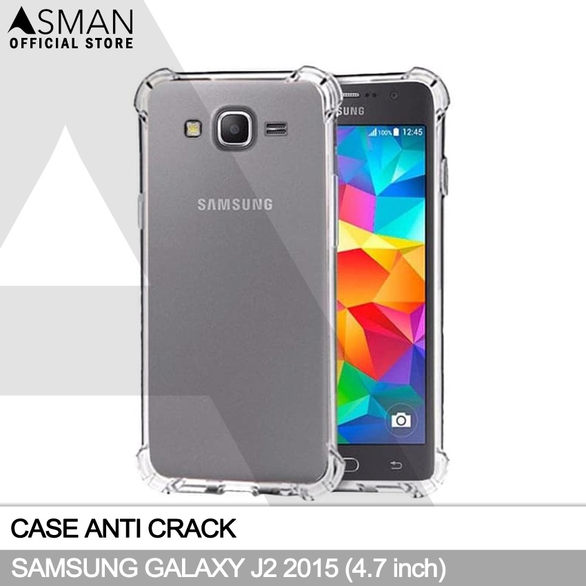 Anti Crack Samsung Galaxy J2 2015 / J200 (4.7&quot;) | Soft Case Anti Bentur - Clear