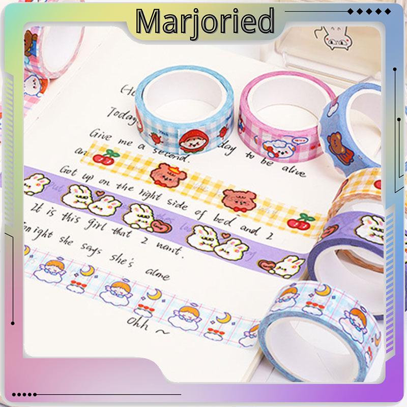 1 Pc Hewan Lucu Washi Tape Decor Masking Tape Jurnal Scrapbook Dekorasi DIY-MJD