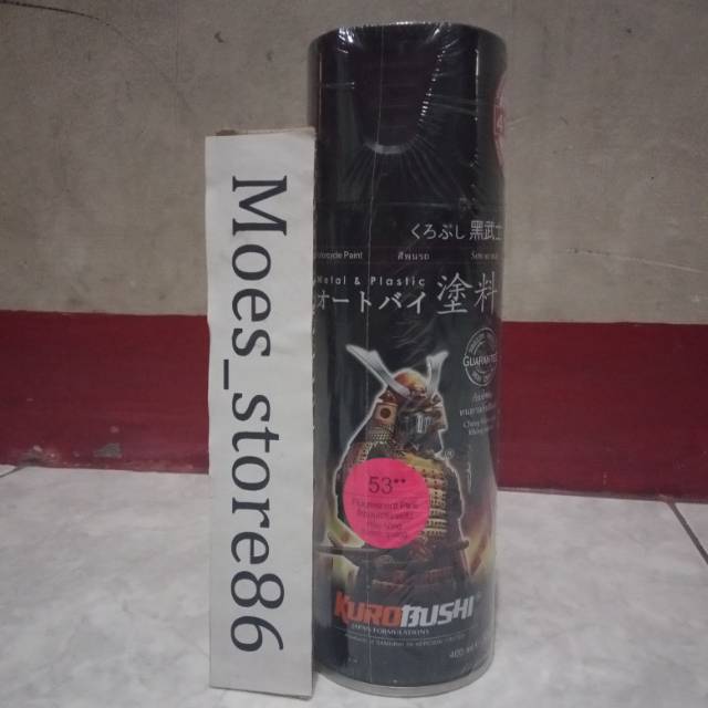 

Cat semprot pilok aerosol paint samurai warna fluorescent pink stabilo pink