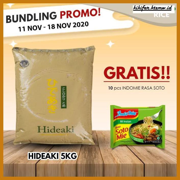 

ANEKA-BERAS- BERAS JEPANG HIDEAKI 5KG -BERAS-SEHAT.