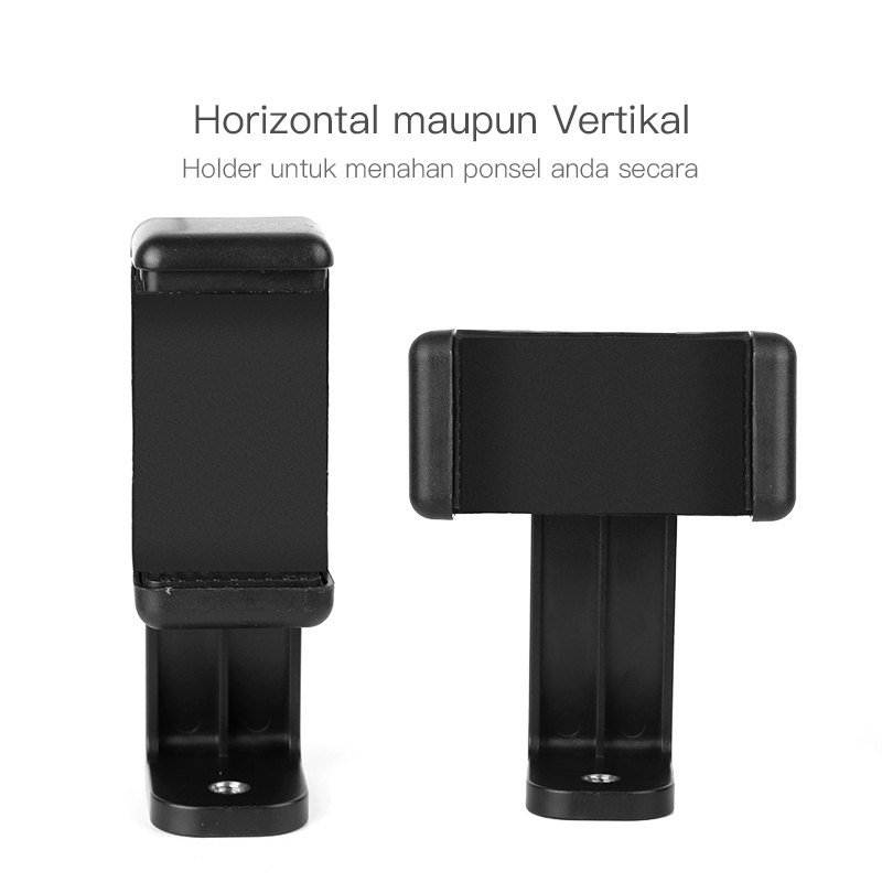 HOLDER HP PUTAR / ROTASI 360 HOLDER GO PRO TRIPOD TONGSIS HORIZONTAL VERTIKAL