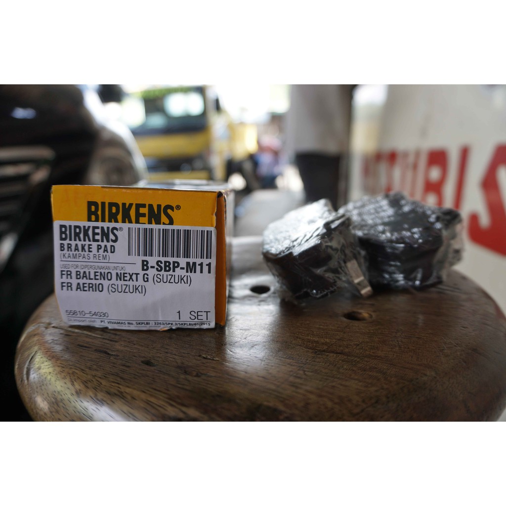 Brake Pads Kampas Rem Depan Suzuki Aerio/Baleno Next G merk Birkens