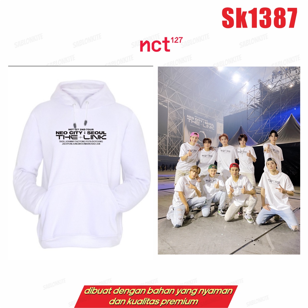 MURAH!!! SWEATER HOODIE NCT 127 TOUR THE LINK NEO CITY SEOUL SK1387 UNISEX