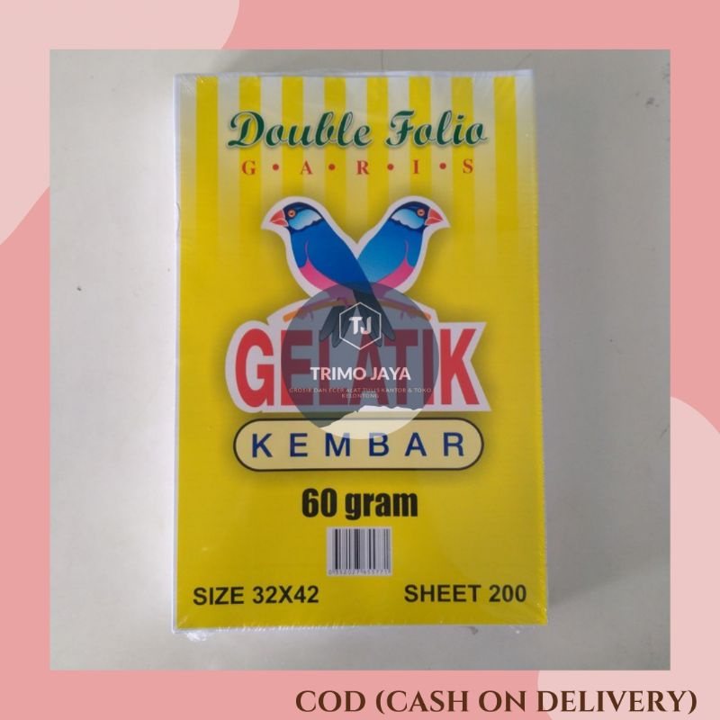 

Kertas Folio Garis Gelatik Kembar | Folio bergaris | Buku folio