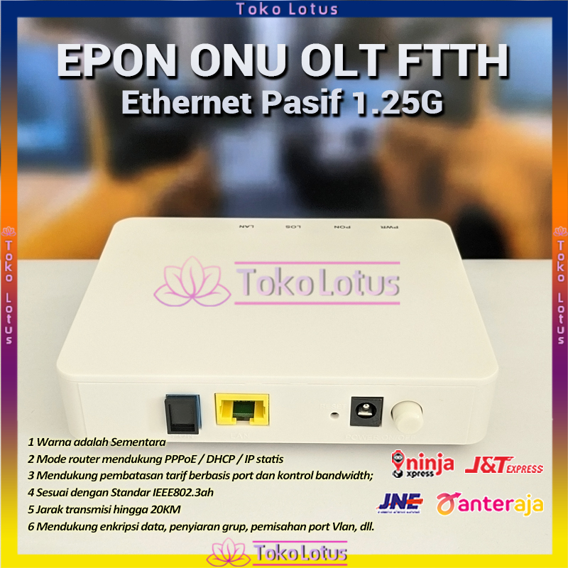 EPON ONU OLT FTTH Passive Ethernet 1.25G 1-Port FTTH Devieces EPON Fiber NON WIFI