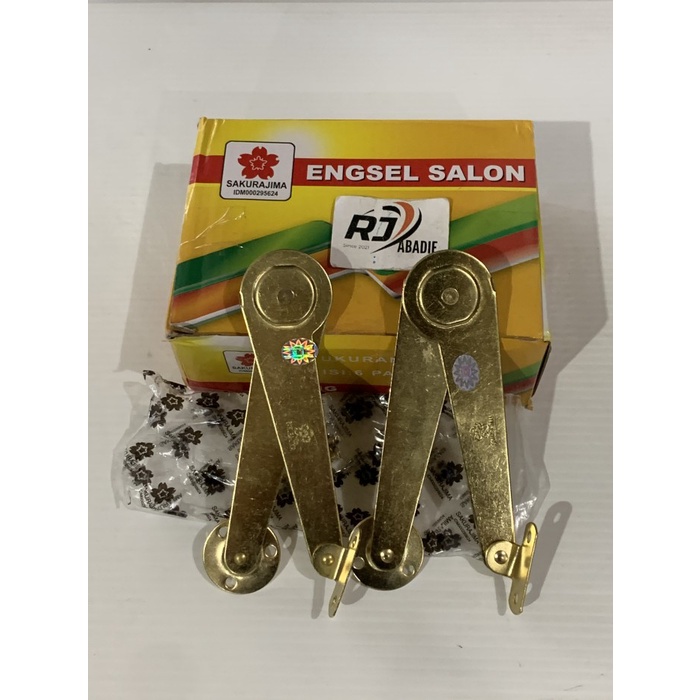 [6SET] Engsel Jendela Salon Bunting Sakurajima 9 Inch