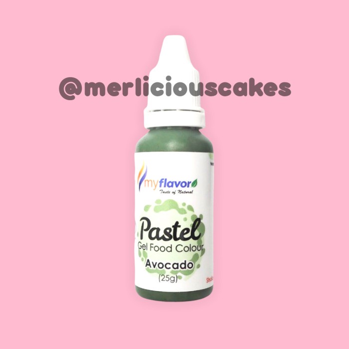 

Avocado Pastel Gel My Flavor Food Color Food Colour Pewarna Makanan