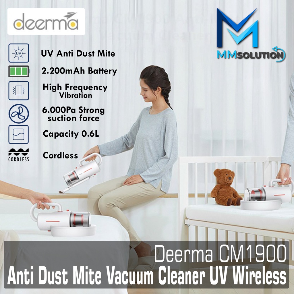 DEERMA CM1300 / CM1900 Vacuum Vacum Cleaner Tungau Kasur Sofa ANTI UV MITES BED