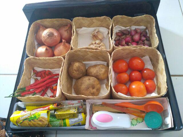 Besek Natural/ Blicing 22x8 Besek Persegi Panjang Besek Bambu Besek Anyaman Bambu Besek Handuk Besek