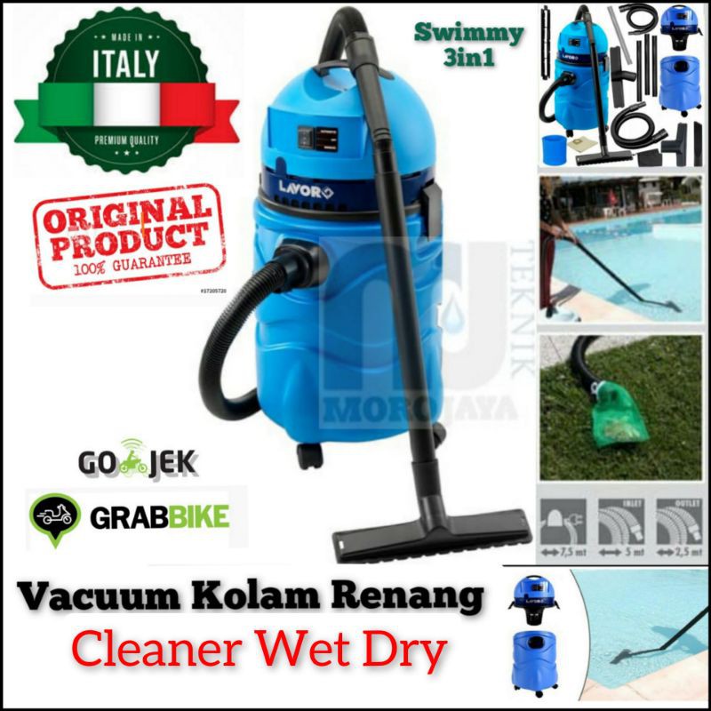 Vacuum Pump Pembersih Kolam Renang Dan Kolam Ikan Vacuum Cleaner Lavor Swimmy With Dry