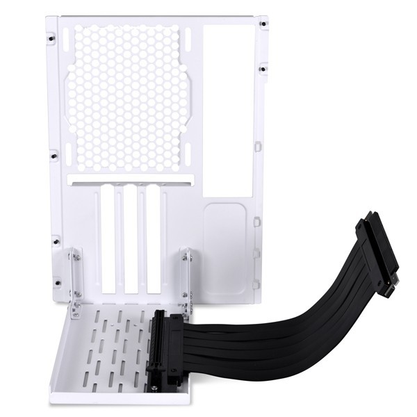 LIAN LI O11DMINI-1W.40 WHITE (FOR LIAN LI O11 DYNAMIC MINI) Premium PCI-E x16 4.0 Extender Riser Cab