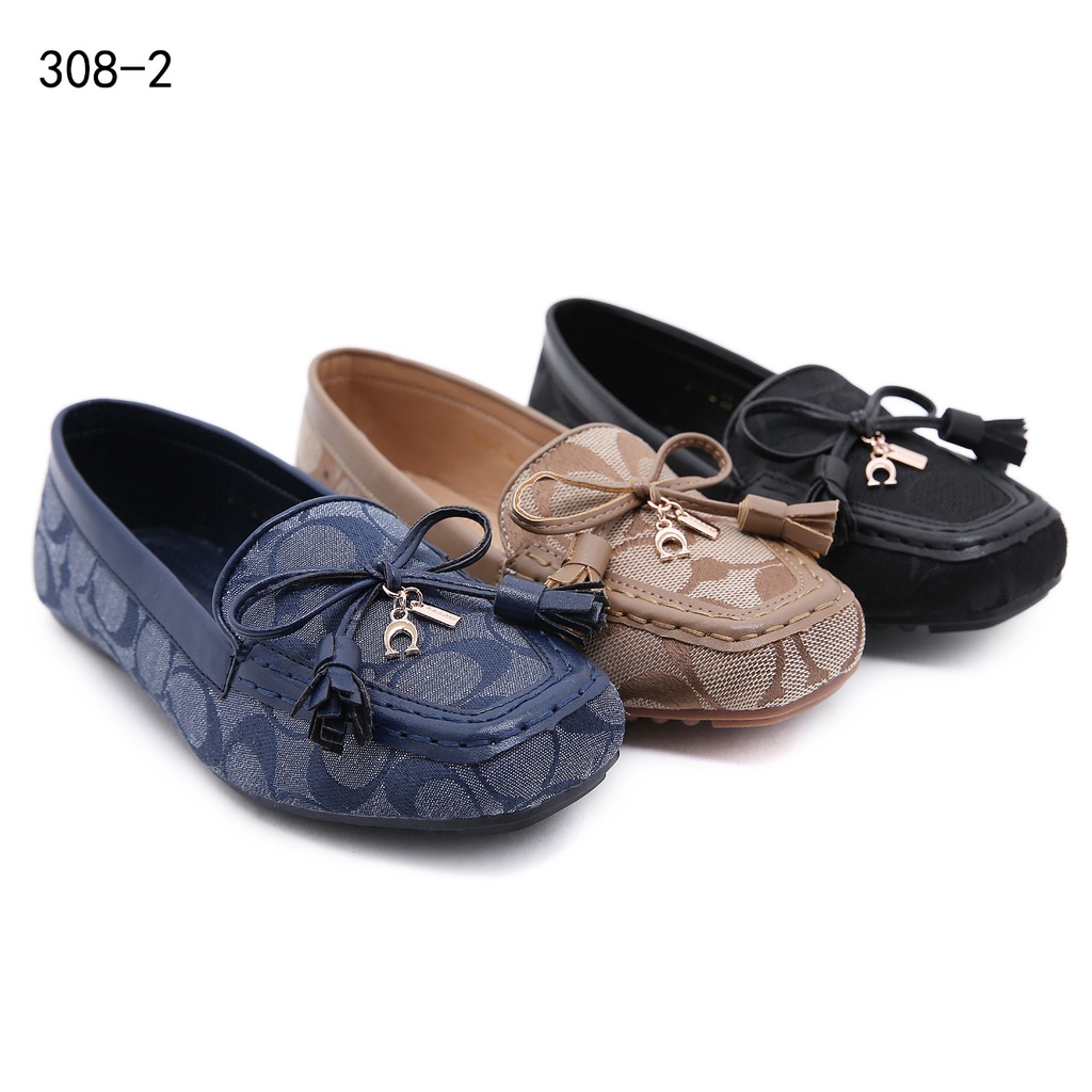 Sepatu Coa logo CC Flat shoes #308-2