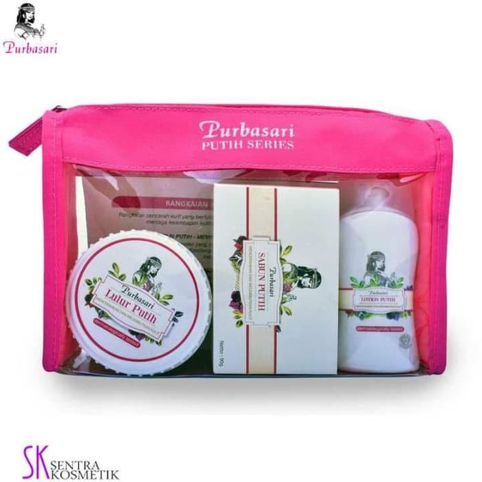 (PROMO !!!!! ) PURBASARI PAKET WHITE SERIES (PINK)