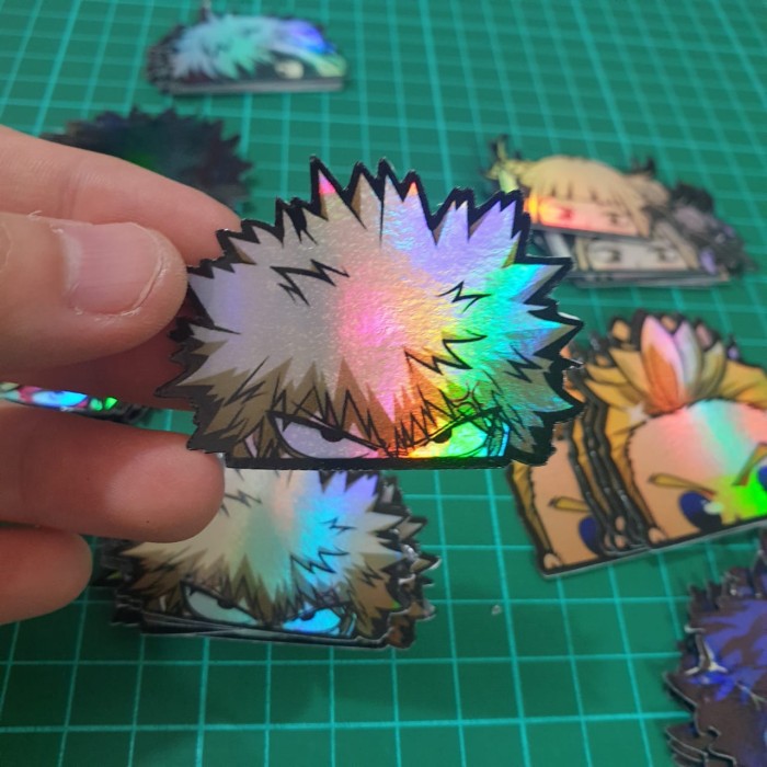 

Sticker Hologram Anime - PSH138 - Hero Academia - Katsuki Bakugo