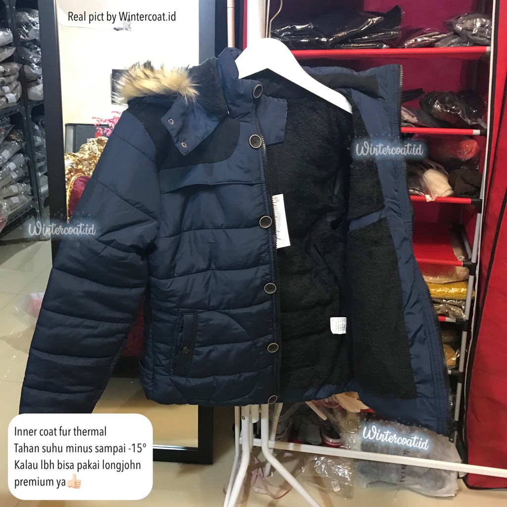 READY INDONESIA LOGAN Winter coat Men jaket musim dingin pria cowok jumbo big size mantel waterproof