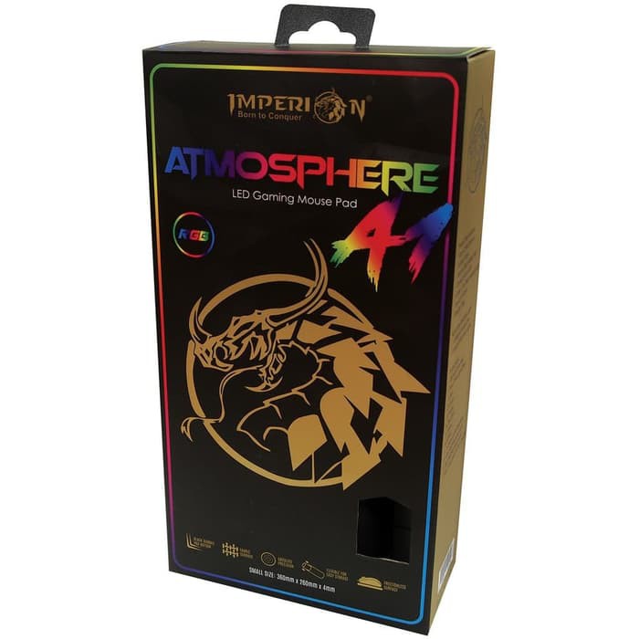 Imperion Atmosphere A1 Gaming Mousepad RGB - Speed Control Mouse Pad Soft