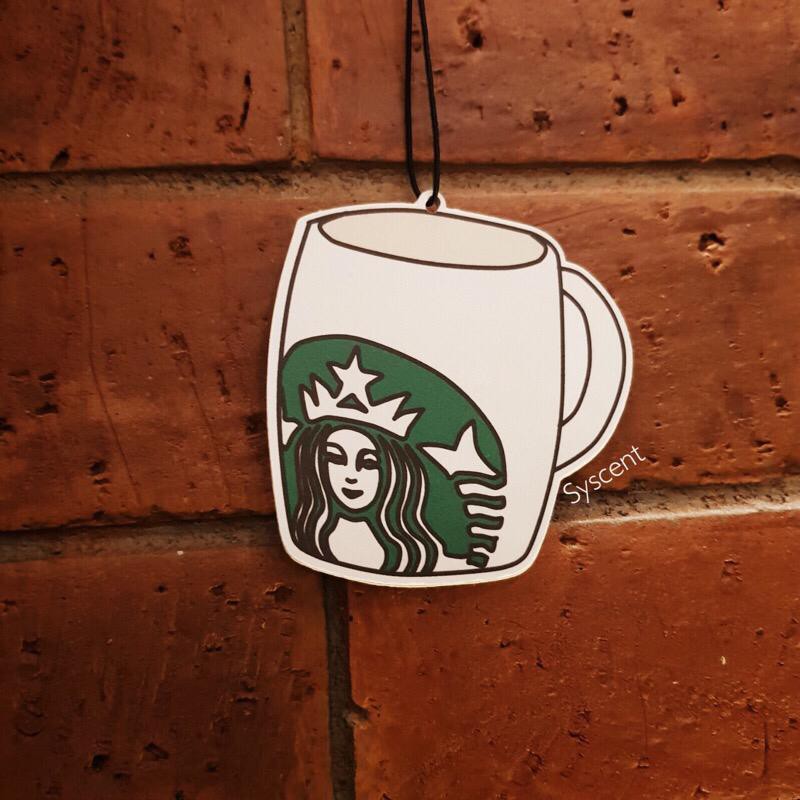 SYSCENT Air Freshener Cup Kopi Starbucks | Parfum Mobil / Pewangi Ruangan / Pewangi Mobil / Pengharum Mobil |