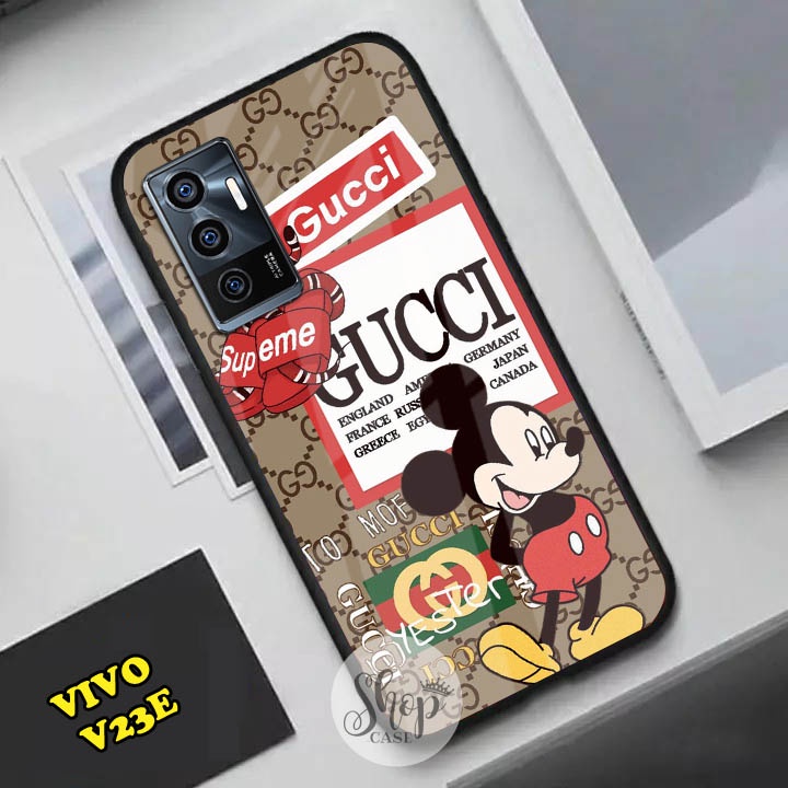 Softcase Glass Vivo V23e - Case Vivo V23e - Case Lucu - case Vivo V23e - kesing Vivo V23e - softcase