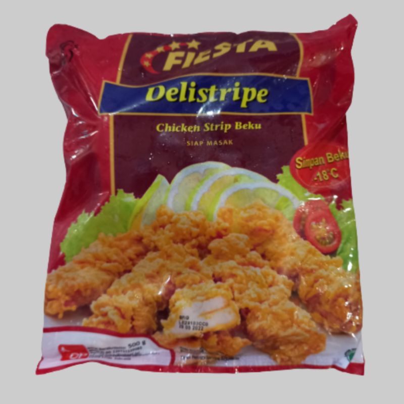 

Fiesta Delistripe (Chicken Strip Beku) 500 gr