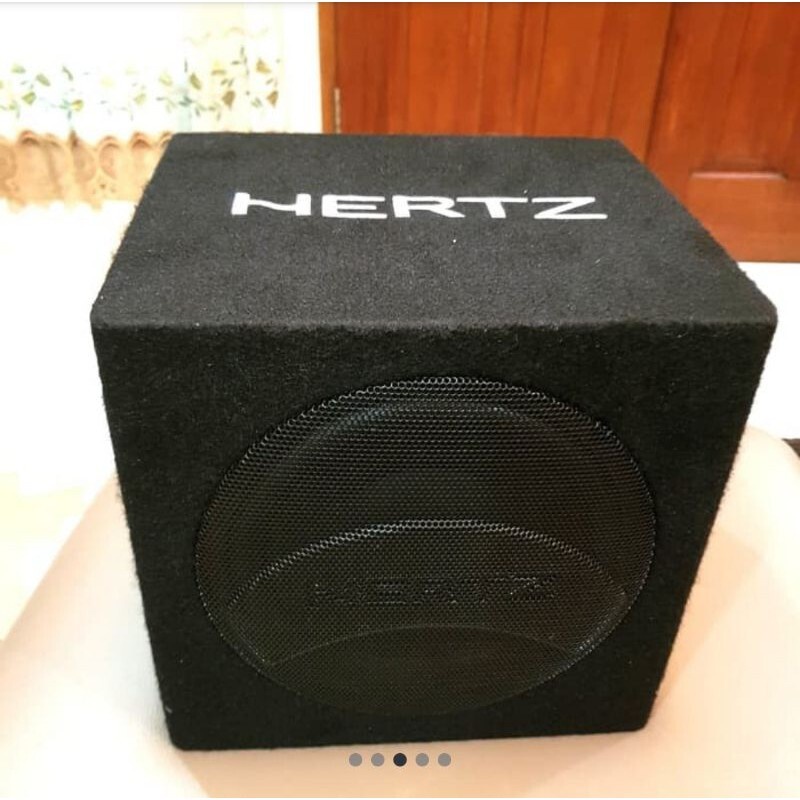 Jual Subwoofer Speaker Mobil Aktif Amplifier Bassbox Hertz Dba 200.3