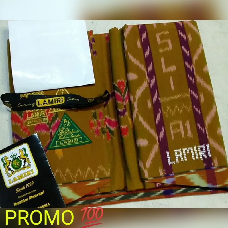 SARUNG LAMIRI TERLARIS MOTIF KEMBANG