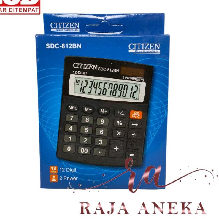 

Diskon KALKULATOR 12 DIGIT ANGKA MERK CITIZEN TYPE SDC-812 BN Citizen SDC-812BN 12 Digit ▲☍ ➽