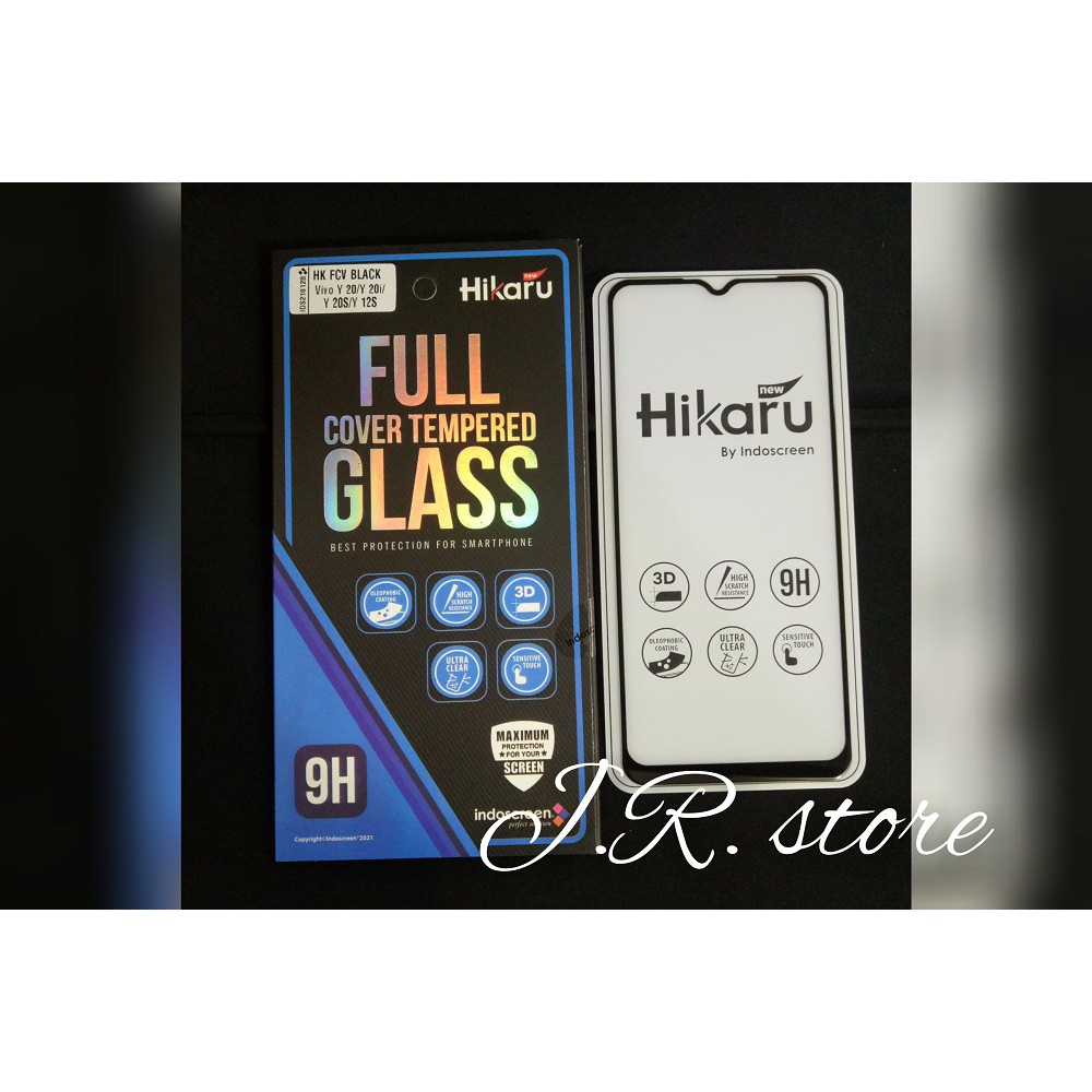 Tempered glass FULL HIKARU VIVO Y20s 2021 / Y12s 2021