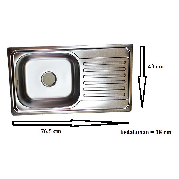 Bak Cuci Piring / Kitchen Sink merk Lavenia tipe LV-1339