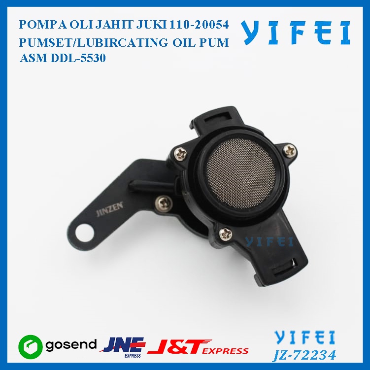 Pompa Oli Komplit Oil Pump Set Mesin Jahit Industri Jarum 1 JUKI DDL-5530/YIFEI-72234