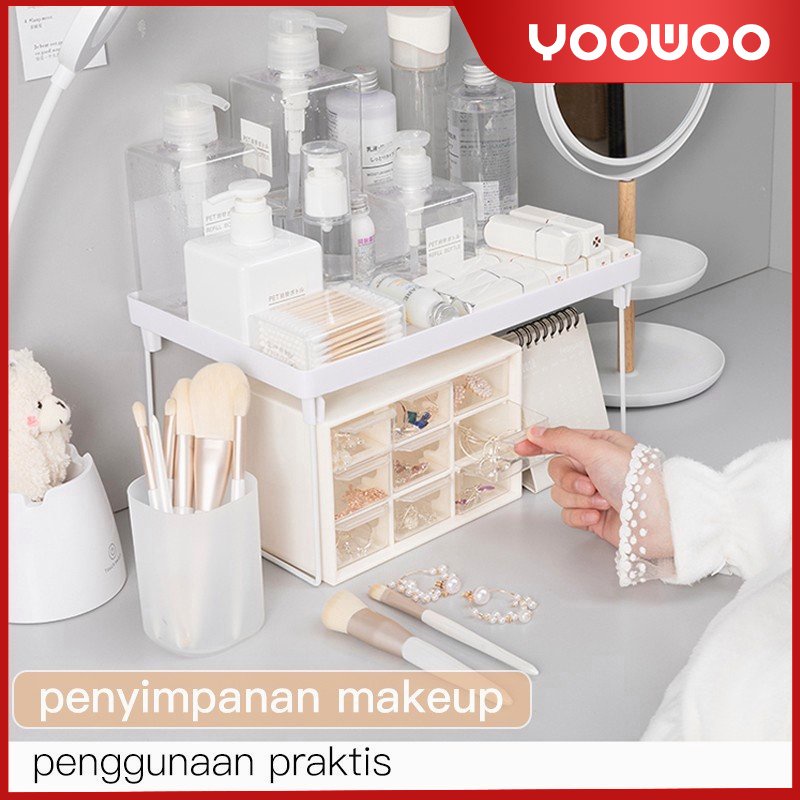 meja kecil kamar/ Rak mini / rak kosmetik /  meja rias minimalis / hiasan meja belajar