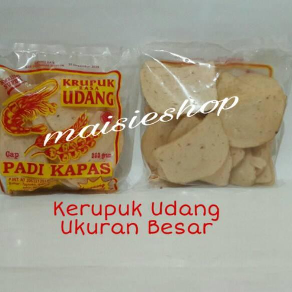 

Harga Murah KERUPUK UDANG UKURAN BESAR PADI KAPAS ASLI INDRAMAYU 250gr GT7``