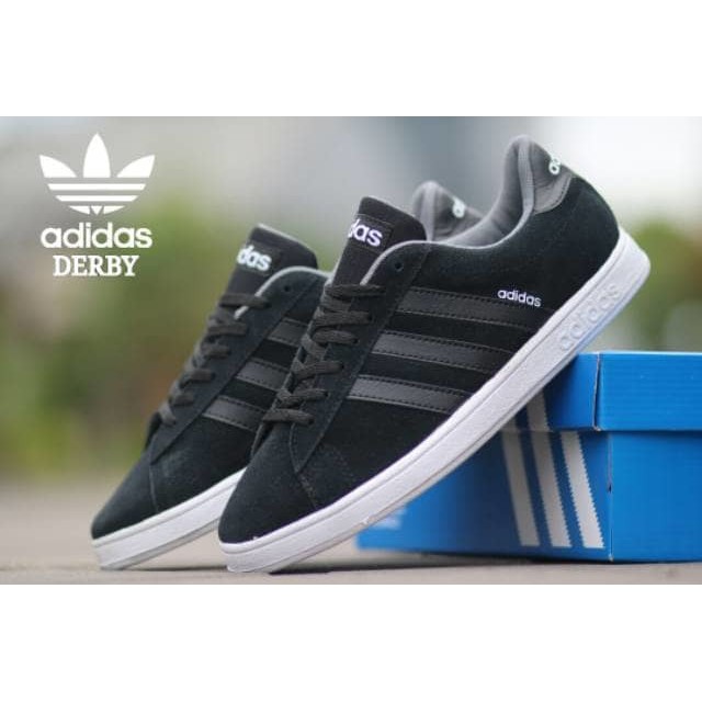SEPATU ADIDAS NEO DERBY SUEDE SNEAKERS PRIA