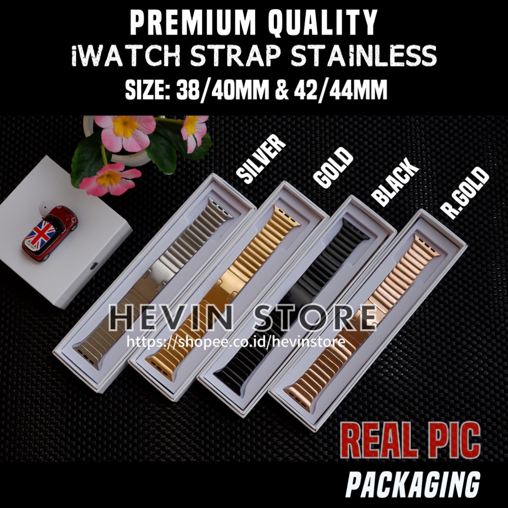 Strap Watch iOS STAINLESS STEEL PREMIUM iWATCH STRAP SERIES 12345