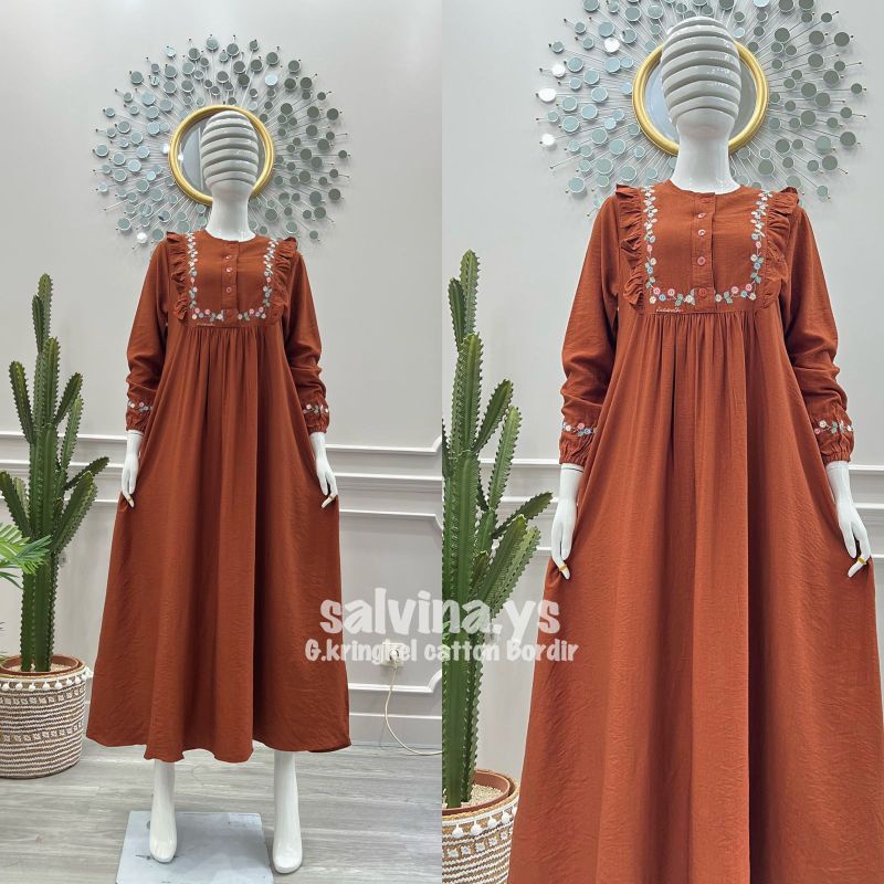 GAMIS CRINGKLE SALVINA YS ORIGINAL/GAMIS SALVINA KRINGKEL BORDIR REMPEL