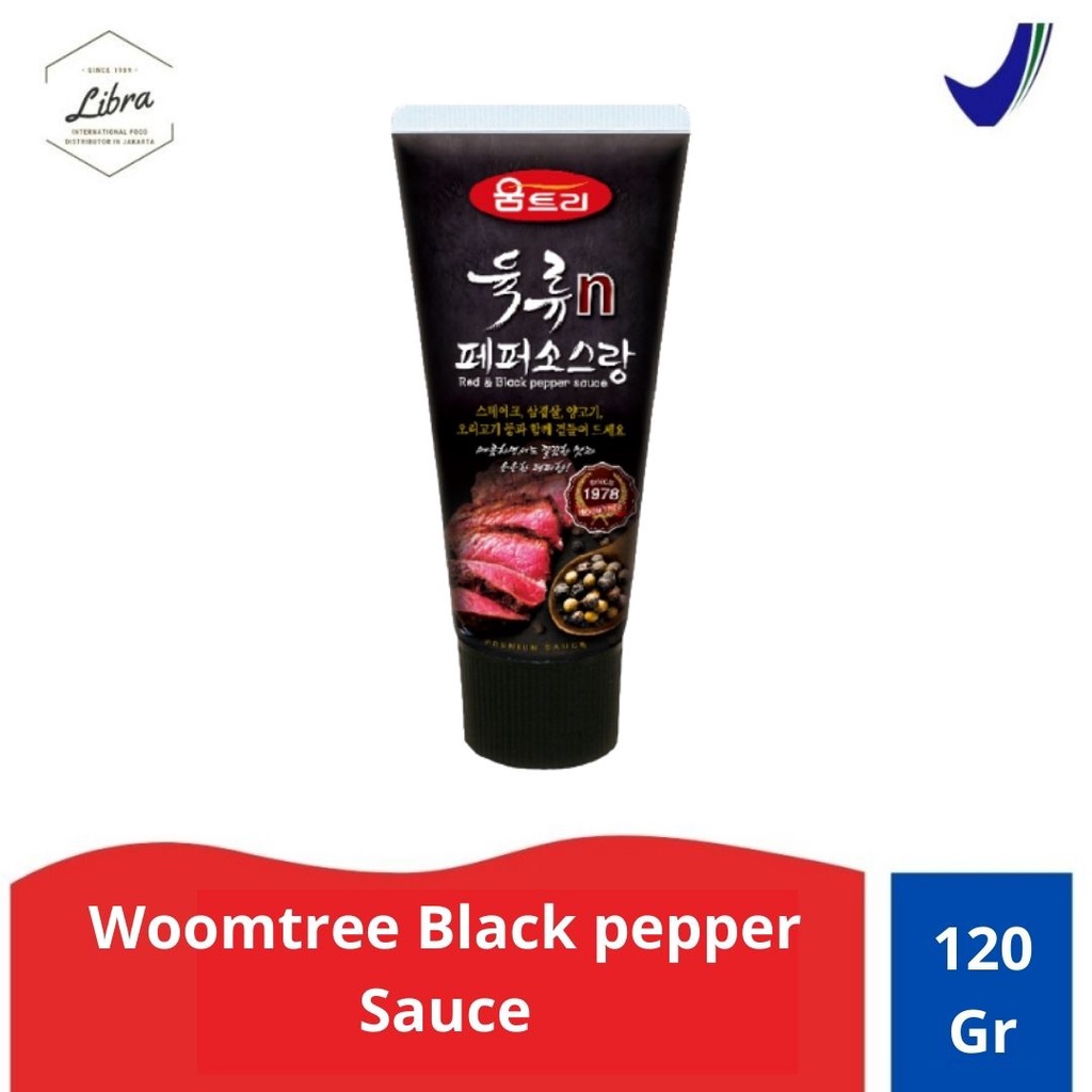 

Woomtree Black Peper Sauce/ Sauce lada hitam 120 Gr