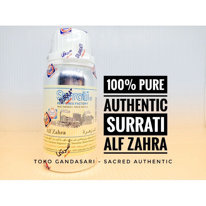 Bibit Parfum Minyak Wangi SEGEL 100ml SURRATI Alf Zahra Seribu Bunga