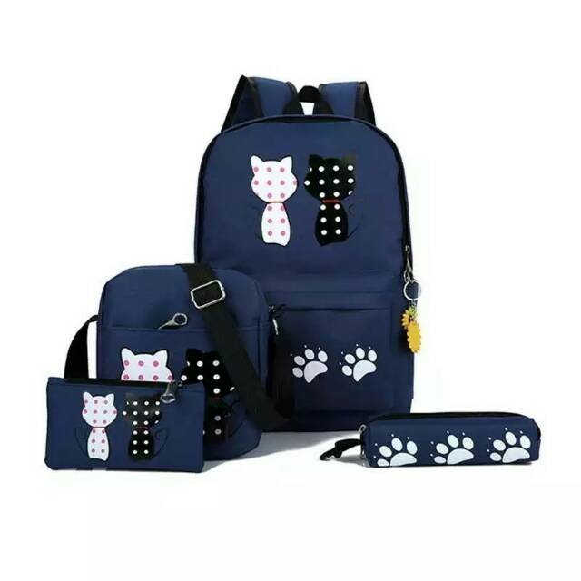 Ransel sekolah set motif/tas anak TK SD TAS LUCU