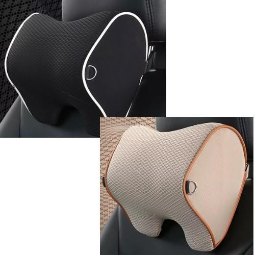 Bantal Leher Kepala Kursi Mobil Memory Foam Bantal Mobil