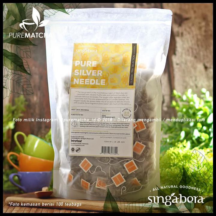 

Singabera Teh Premium Indonesia - Singabera Silver Needle 100 Teabags