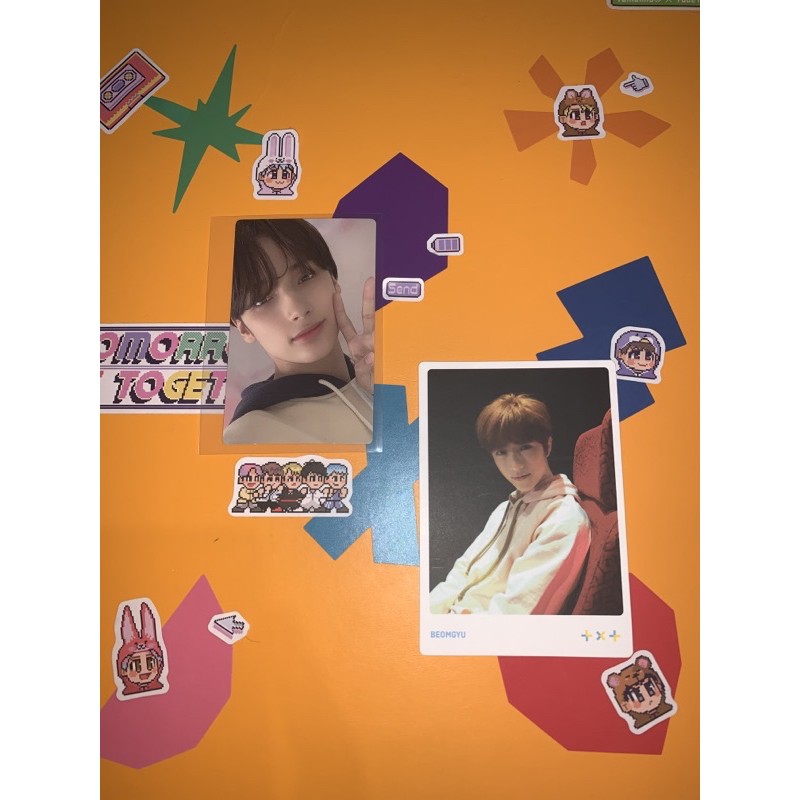 txt photocards & postcard , pc hueningkai AR , pc beomgyu tdcs