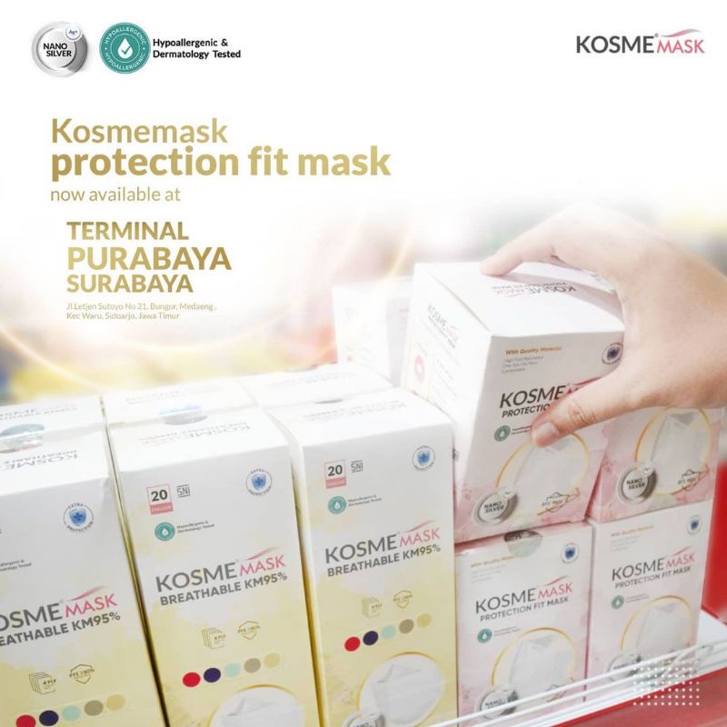 masker kosme kosmemask km95 by ms glow masker kosme ms glow km95