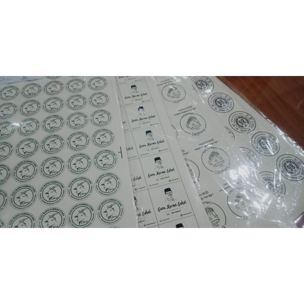 

STICKER TRANSPARAN PRINT CUT (FREE DESIGN)