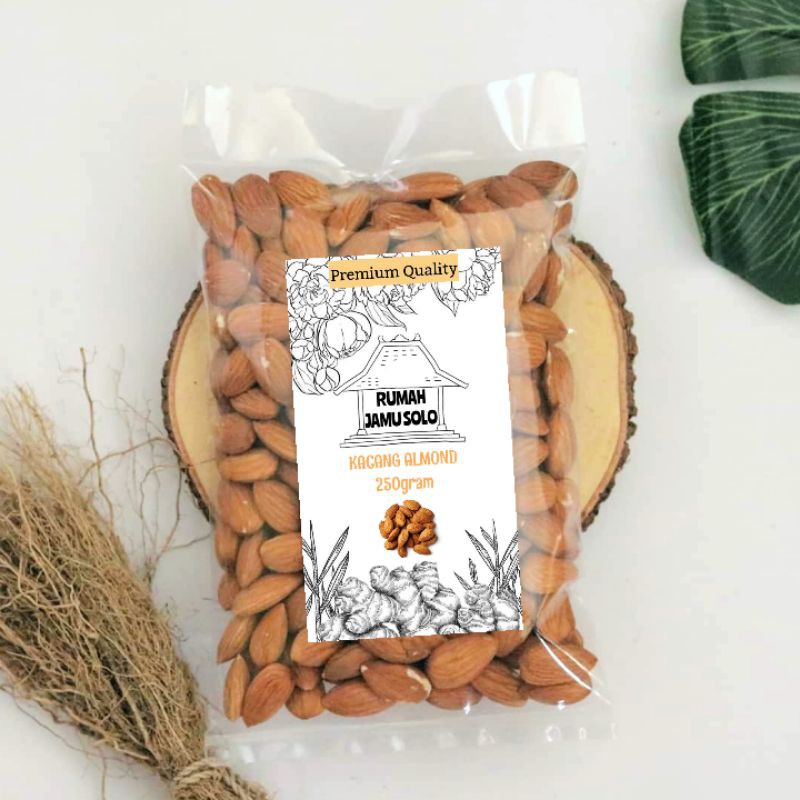 

PROMO Roasted almond whole 250gr / kacang almond panggang 250gr