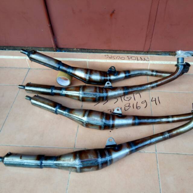 Knalpot Kolong Samping Racing Fiz R Clear Gaspol Racing