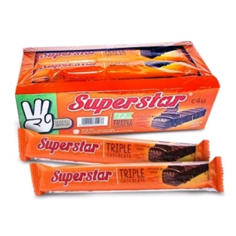 

WAFER SUPERSTAR LAPIS COKLAT ( ISI 20pcs )