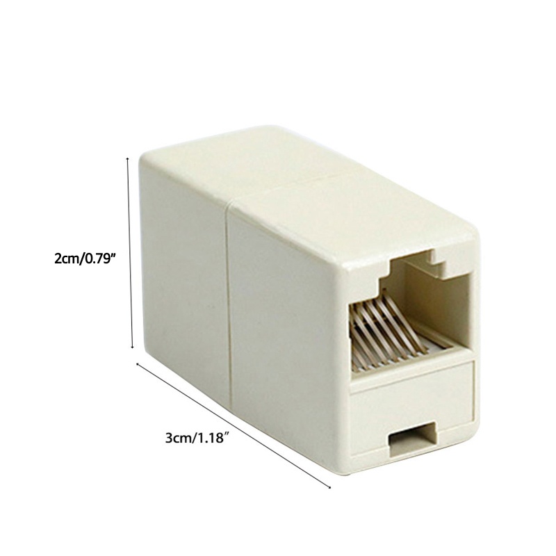 Btsg 5pcs RJ45 Female Konektor Jaring Eterna Adapter Colokan Coupler 5pcs